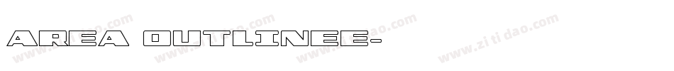 area OUTLINEe字体转换